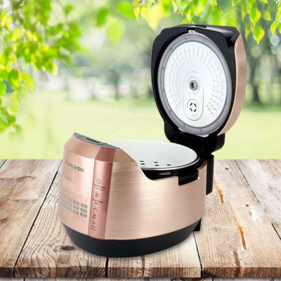 Nồi Cơm Điện Tử Kangaroo KG596 (1.5 Lít) - Vàng đồng - Hàng chính hãng