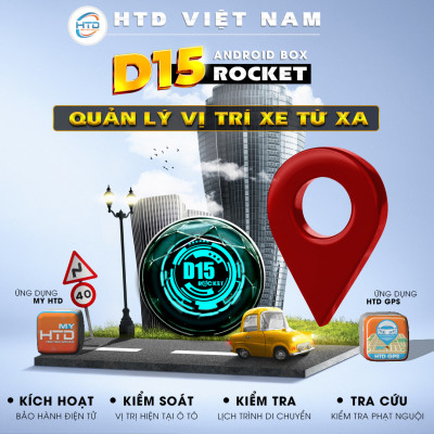 Siêu phẩm  D15 Rocket chuyển đổi màn hình Android ô tô - Cấu hình khủng RAM 8GB/ RAM 265GB/ QCM-6125