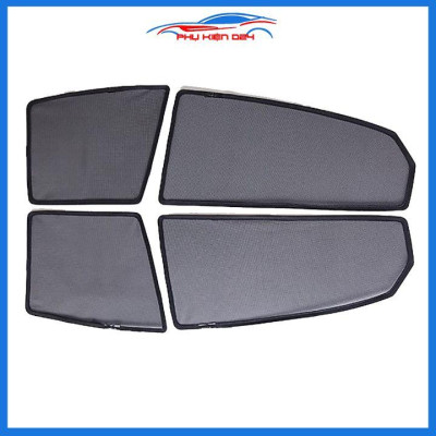 Bộ 4 rèm chắn nắng nam châm Accent 2018-2019-2020 khung cố định chống tia UV