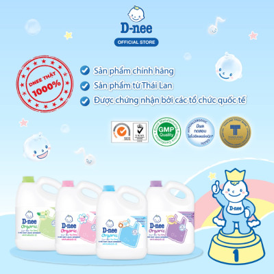 Nước Giặt Quần Áo Cho Bé D-nee - Chai 3000ml (Xanh)