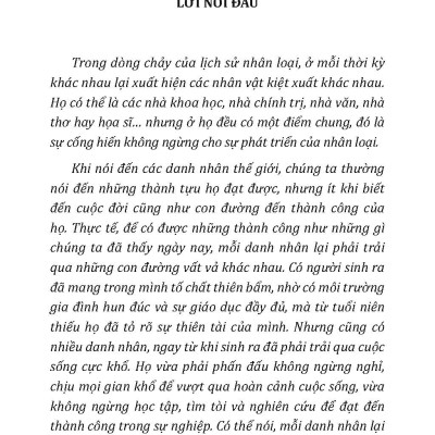 Danh Nhân Thế Giới - Những Tấm Gương Vượt Lên Hoàn Cảnh 