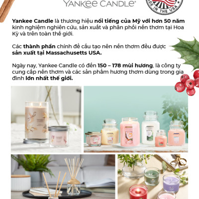 Nến ly tròn sáp đậu nành Yankee Candle size L (567g) - Catching Rays