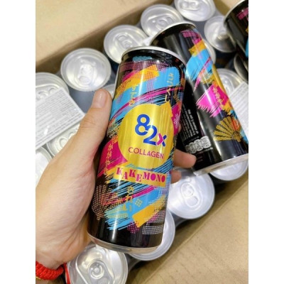 82X Nước uống giải khát đẹp da Kakemono 245ml/lon ( Pack 6).