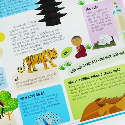 Khám phá các châu lục và đại dương qua bảy tấm bản đồ mở rộng - Đinh Tị Books