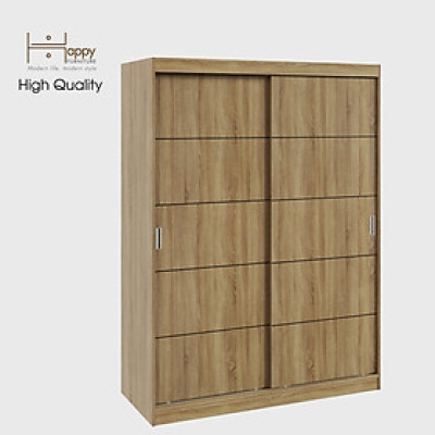 [Happy Home Furniture] RUNI, Tủ treo quần áo -  1m5 x 2m,  150cm x 60cm x 203cm ( DxRxC), TCL_004
