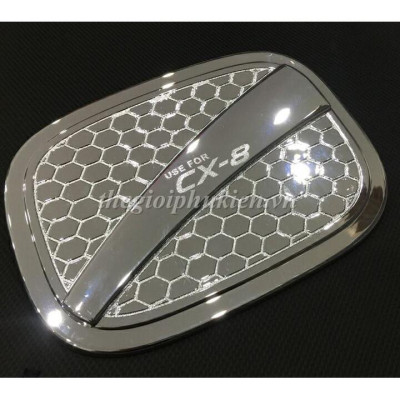 Ốp nắp bình xăng Mazda CX8, CX-8 mạ Crom