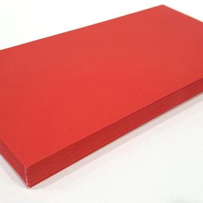 Bao Thư Có Keo No.357 (8.9x17.8cm) - Màu Đỏ