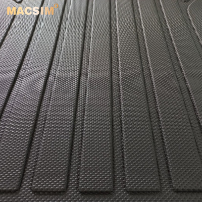 Thảm lót cốp sd xe ô tô Kia Sportage 2022-2024 nhãn hiệu Macsim chất liệu TPE cao cấp màu đen