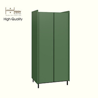 [Happy Home Furniture] LAVIA, Tủ quần áo 2 cửa mở - chân sắt, 80cm x 59cm x 180cm ( DxRxC), TCM_170