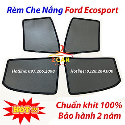 Rèm che nắng xe Ford EcoSport 2015- 2016 2017 2018 2019 2020 2021 2022 có hút nam châm cao cấp