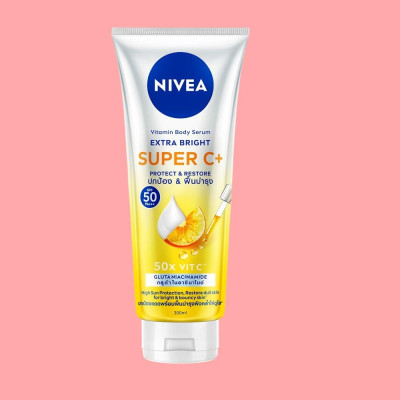 Tinh Chất Dưỡng Thể Nivea Vitamin Body Serum Extra Bright Super C+ 300ml