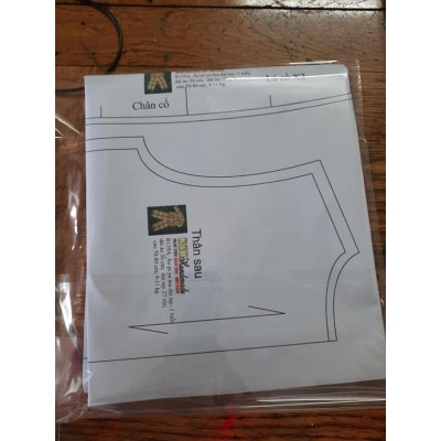 Rập đầm xòe cách điệu - Rập giấy in màu A0 mã R322 (BẢN VẼ)