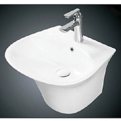        Chậu GROVES 2803 Treo Tường liền chân tròn 