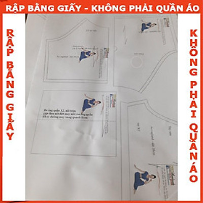 Rập giấy bộ tập yoga mã 1206 (BẢN VẼ)