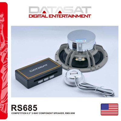 Loa cánh  phân tần 2 way  cho ô tô -  Loa DATASAT 2 way RS 685 LOA CÁNH CỬA Ô TÔ 2 Phân Tần