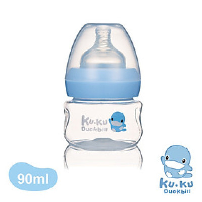BÌNH SỮA EM BÉ CỔ RỘNG NHỰA PP KUKU KU5934 - 90ML
