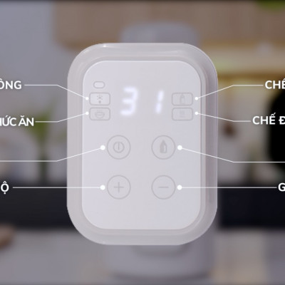 Máy hâm sữa & tiệt trùng điên tử - Mono 7 - Fatzbaby FB3010TN