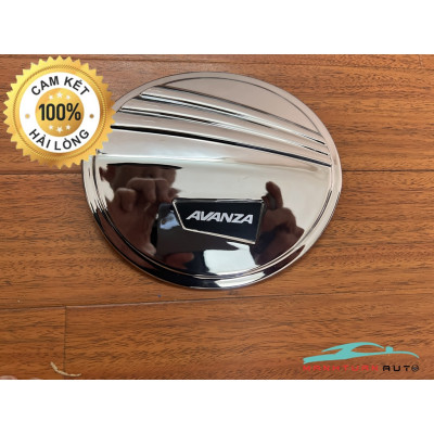 Ốp nắp bình xăng xe Toyota Avanza 2021 2022 2023 Mạ Crom cao cấp
