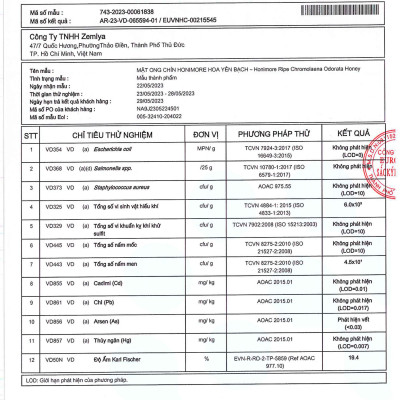 Combo Mật ong rừng Hoa Yên Bạch Honimore 1kg - tăng cường sức đề kháng