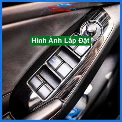 Ốp nội thất Mazda 3 2017-2018-2019 vân Titan bảo vệ chống trầy xước và làm đẹp xe