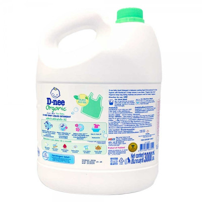 Nước Giặt Quần Áo Cho Bé D-nee - Chai 3000ml (Xanh lá)