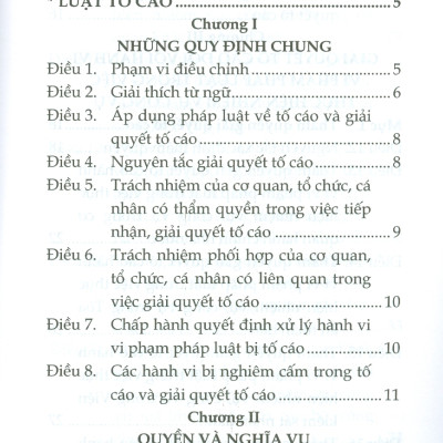 Luật Tố Cáo