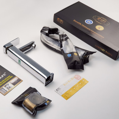 Vòi Lavabo nóng lạnh Đồng mạ Chrome Eurolife EL-D21