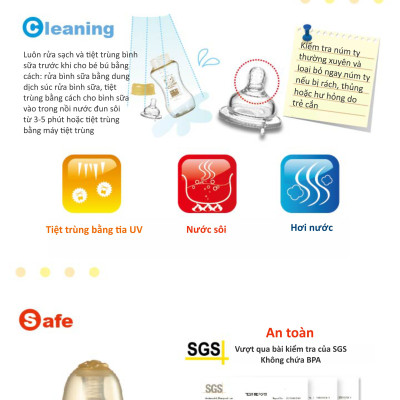 BÌNH SỮA CỔ THƯỜNG PPSU KUKU KU5832 - 240ML