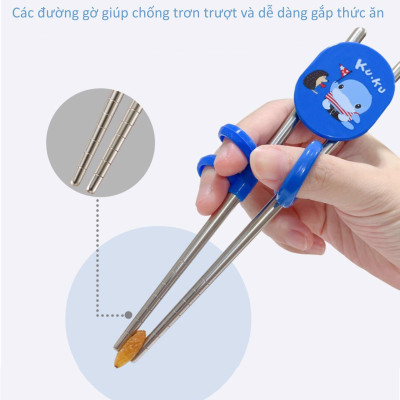 ĐŨA XỎ NGÓN CHO BÉ TẬP ĂN DẶM KUKU KU3039 - 2 YEARS UP