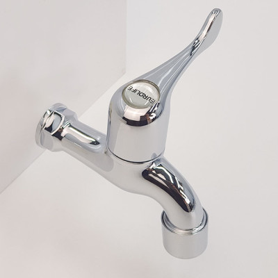 Vòi hồ nhựa ABS mạ Chrome Eurolife EL-HN03 (Trắng bạc)