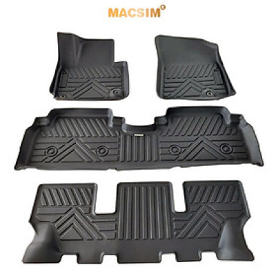 Thảm lót sàn 1 lớp sd3 Kia Rondo Nhãn hiệu Macsim - chất liệu TPE thương hiệu Macsim màu đen