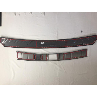 Ốp chống trầy cốp trong, ngoài xe Mitsubishi Outlander 2016-2023 - Titan cao cấp