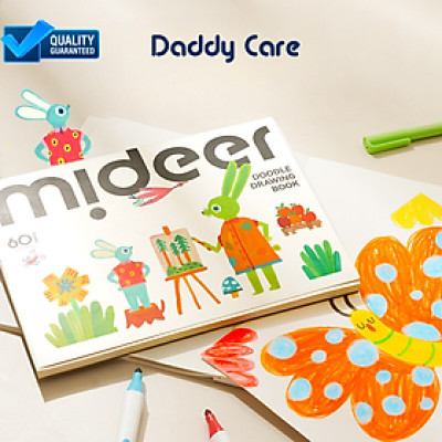 Giấy canson a4, Giấy Vẽ Màu Nước 60 tờ Mideer Doodle Drawing Book giấy dày mịn chất liệu cứng cáp