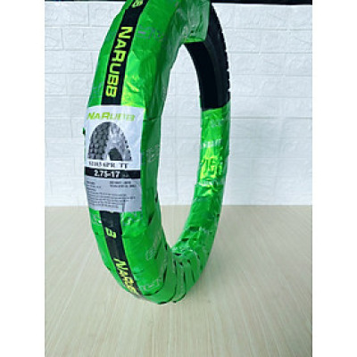 [GAI CỤC ĐỊA HÌNH] Vỏ dùng cho các dòng xe WAVE, DREAM, xe thồ , xe kéo đồ 2.75-17 S1103 6PR TT hiệu NARUBB có dùng ruột