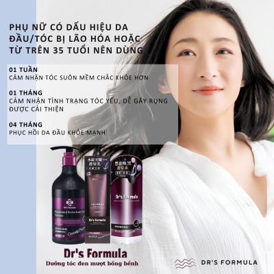 Dầu Gội Dưỡng Đen Và Trẻ Hóa Tóc Dr