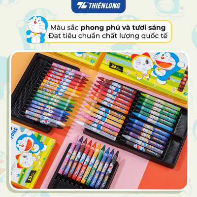 Bút Sáp màu Thiên Long Doraemon CR-C04/DO - 10 màu
