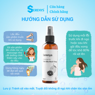 Xịt dưỡng tóc Serenys Tinh dầu bưởi rừng