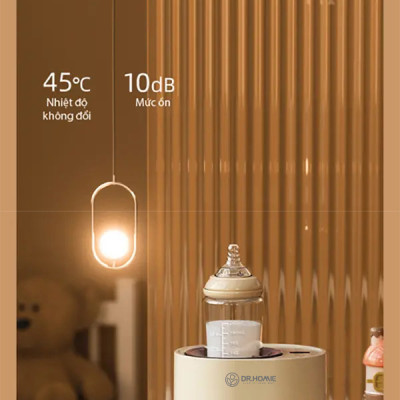 [CHÍNH HÃNG] Máy lắc sữa giữ ấm hâm sữa đa năng DrHomie G63