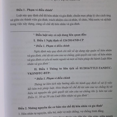 Chỉ Dẫn Áp Dụng Luật Hôn Nhân Gia Đình Năm 2014