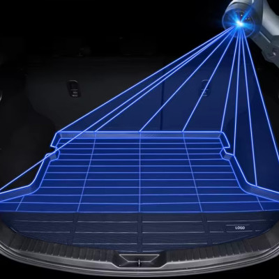 Thảm lót cốp ô tô nhựa Volvo TPU V60 second generation 2018- Nhãn hiệu Macsim