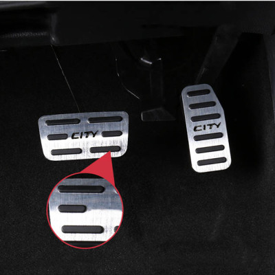 Bộ ốp bọc chân ga, chân phanh cho xe Honda City 2015-2019