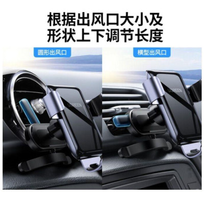 Ugreen UG30401LP274TK xoay 360 độ Màu Xám Giá đỡ điện thoại trên xe hơi kẹp bằng nhôm - HÀNG CHÍNH HÃNG