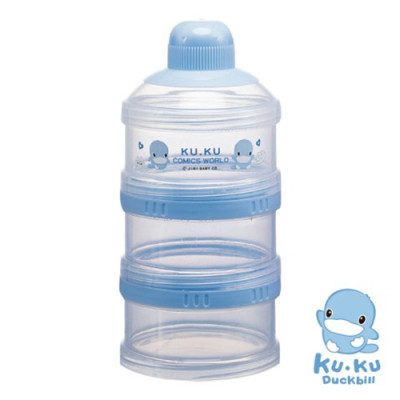 Hộp Chia Sữa Cho Bé KuKu Duckbill - 3 Ngăn