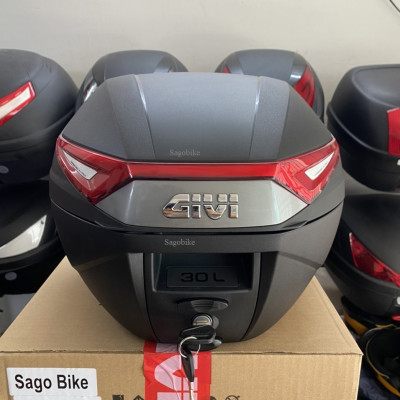 Thùng Givi C30N, kèm đế, ốc gắn, thùng gắn sau xe máy 30 lit