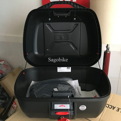 Thùng xe Dream, thùng Givi E43NTL và baga givi lắp cho Honda Dream