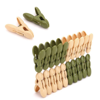 Vỉ 20 kẹp quần áo củ lạc cao cấp