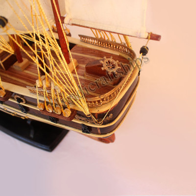 Mô hình thuyền buồm gỗ Jylland cao cấp 51cm (có video)