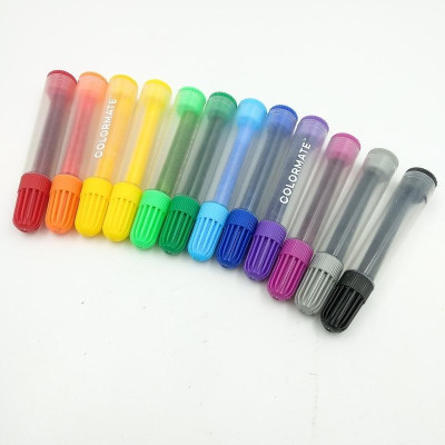 Túi Nhựa 12 Bút Lông Thân Mập