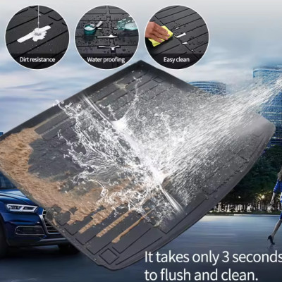 Thảm lót cốp ô tô nhựa Volvo TPU V60 second generation 2018- Nhãn hiệu Macsim