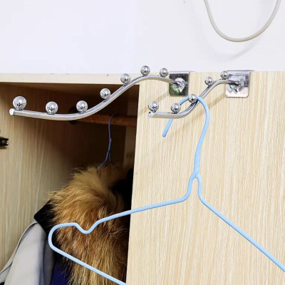 combo 10 móc treo quần áo shop thời trang 7 bi & 9 bi loại cong bắt vít cao cấp